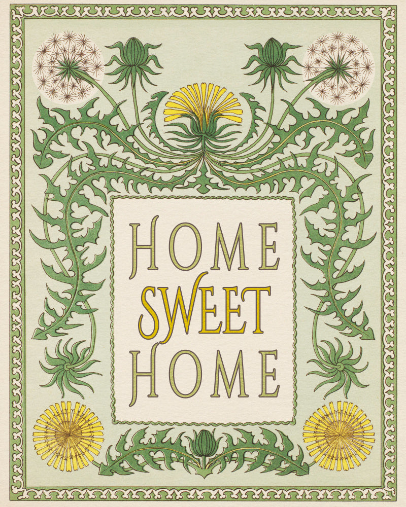 Vintage Home Sweet Home | Poster