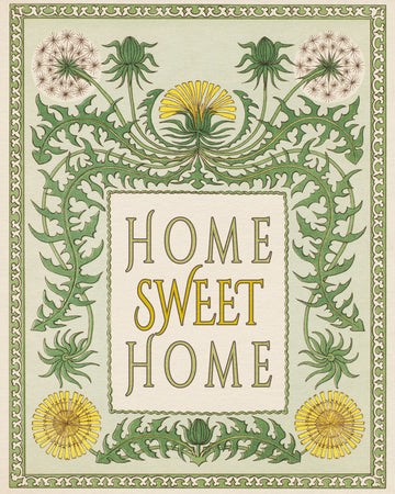 Vintage Home Sweet Home | Poster