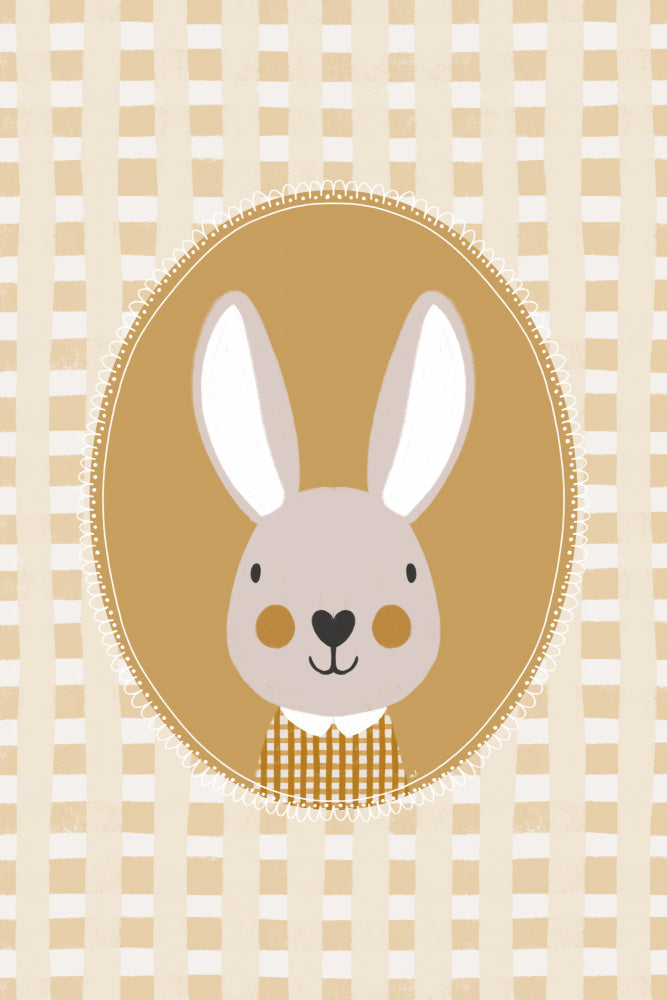 Whimsical Bunny Character | Canvas