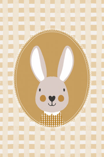 Whimsical Bunny Character | Canvas