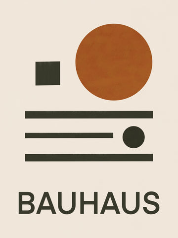 Bauhaus Geometric Balance | Canvas