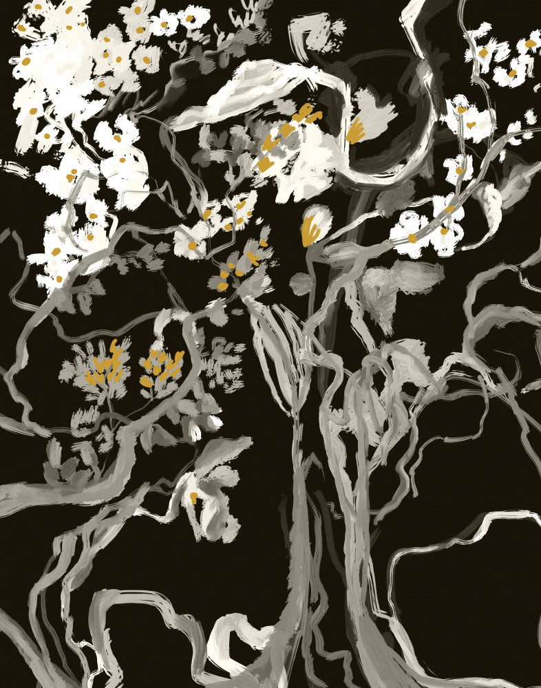 Elegant Floral Branches | Canvas