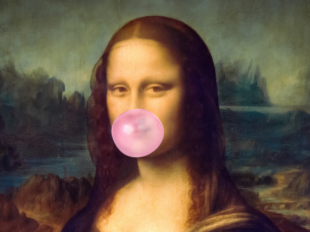 Mona Lisa Bubble Gum | Canvas