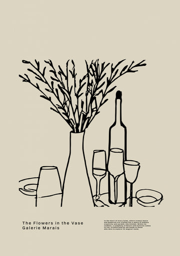Vase and Glasses | Poster