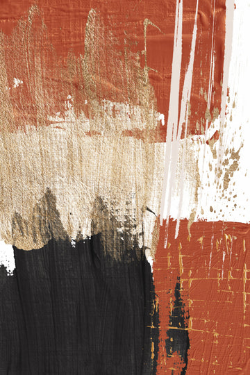Bold Terracotta Abstract | Poster