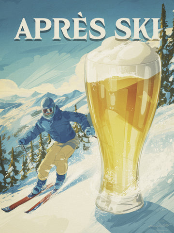 Après Ski Mountain Beer | Poster