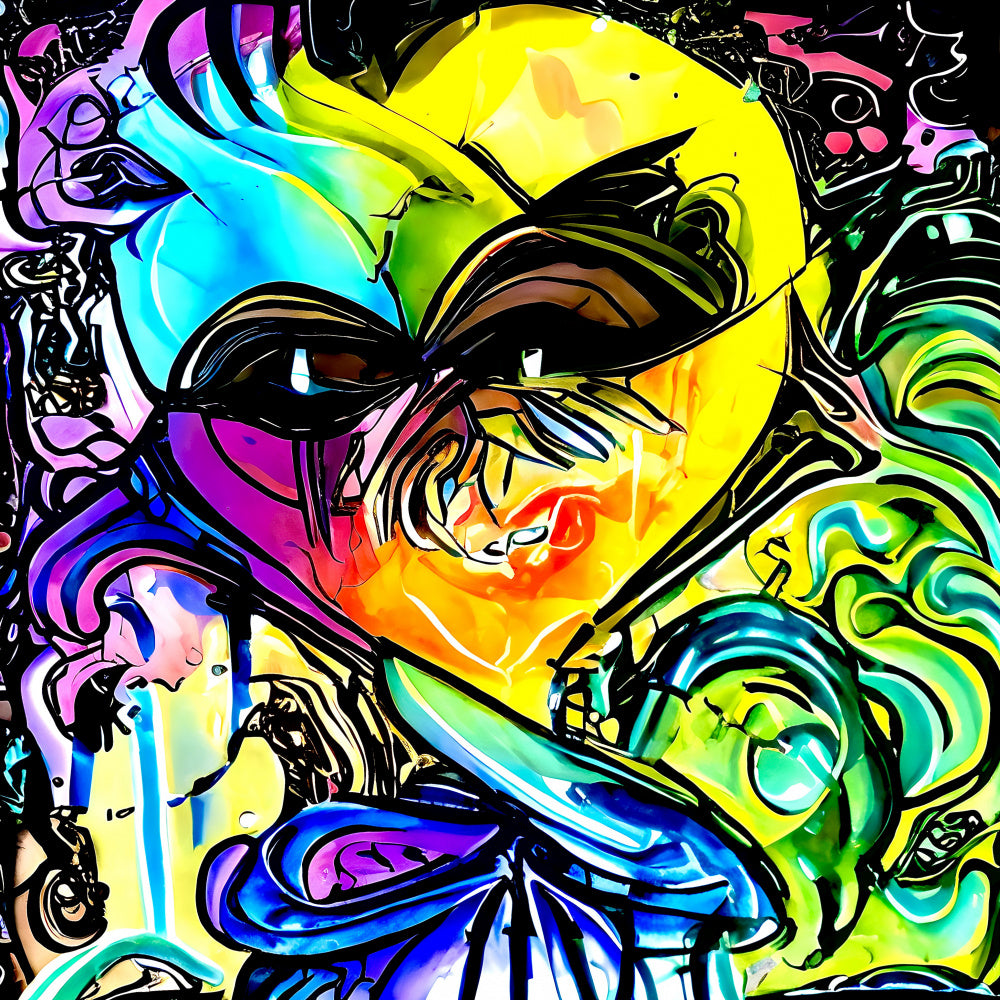 Vibrant Abstract Fusion | Canvas
