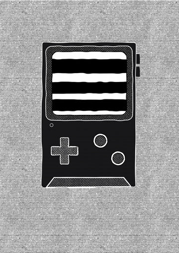 Retro Handheld Gaming Console | Poster