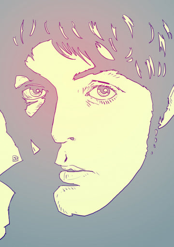 Youthful Gaze Portrait | Canvas