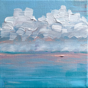 Serene Ocean Clouds | Canvas