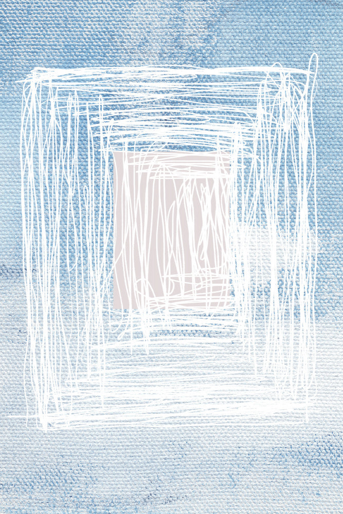 White Linear Patterns With Geometric Design | Poster
