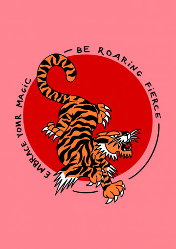 Roaring Fierce Tiger | Poster