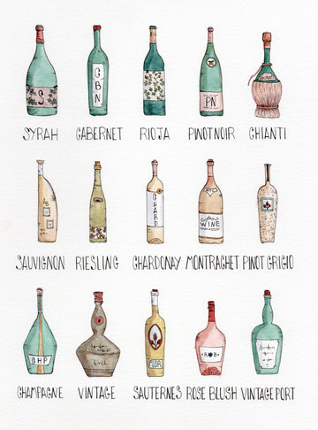 Wine Bottle Medley | Canvas