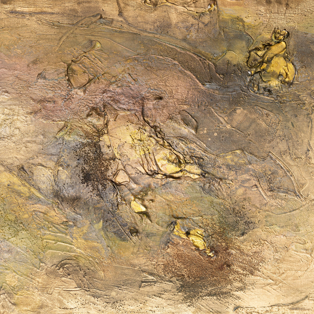 Golden Rider Relief | Canvas