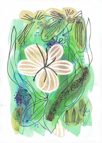 Abstract Floral Garden | Canvas