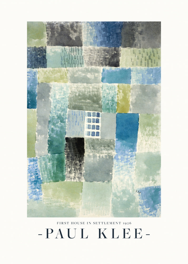 First House in a Settlement 1926 | Poster