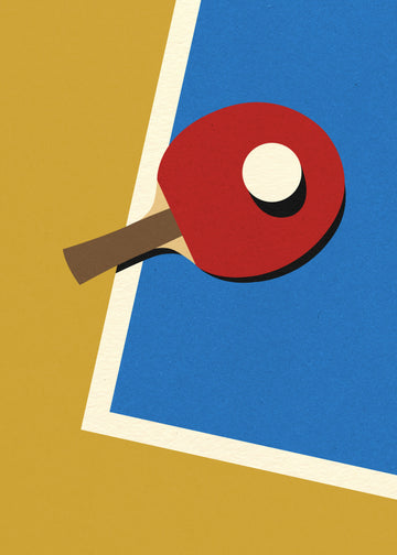 Table Tennis Team Red | Poster