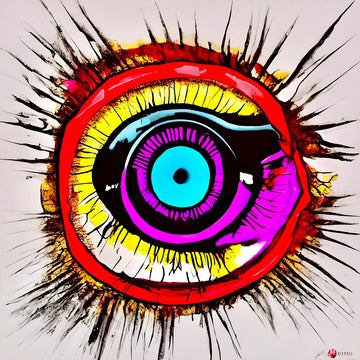 Vivid Eye Burst | Canvas