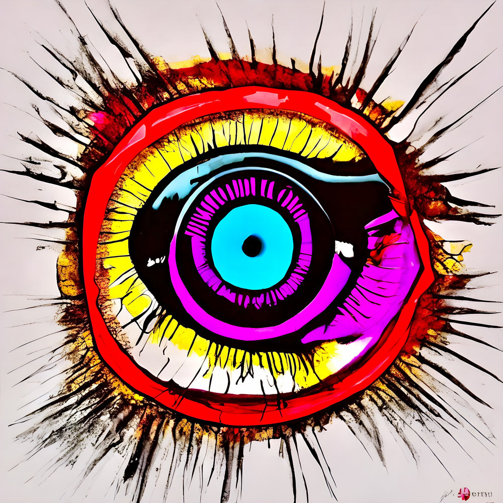Vivid Eye Burst | Poster
