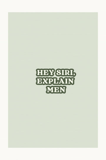 Humorous Explain Men | Canvas
