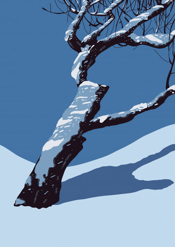 Snowy Winter Tree | Canvas