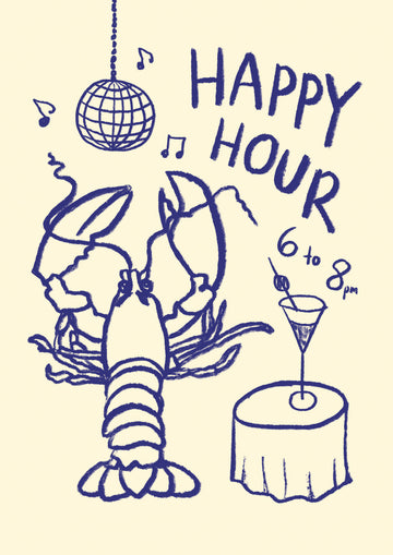 Happy Hour Lobster | Poster