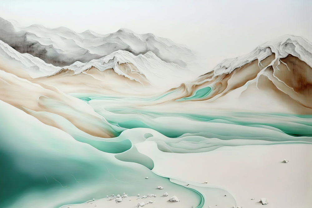 Tranquil Alpine Flow | Poster