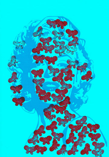 Pop Art Butterfly Woman | Canvas