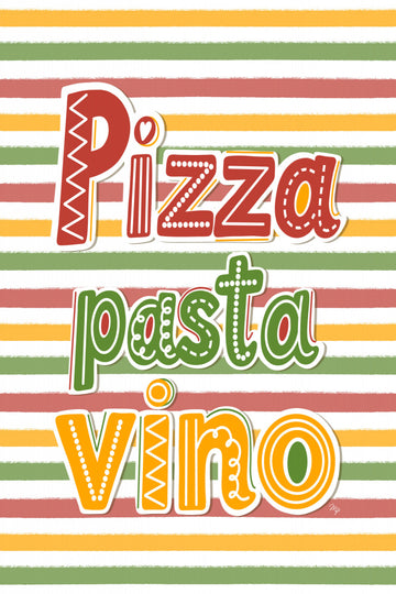 Pizza Pasta Vino | Poster