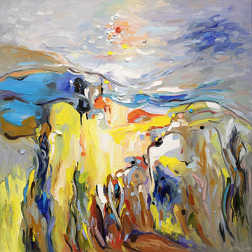 Vibrant Abstract Landscape | Poster