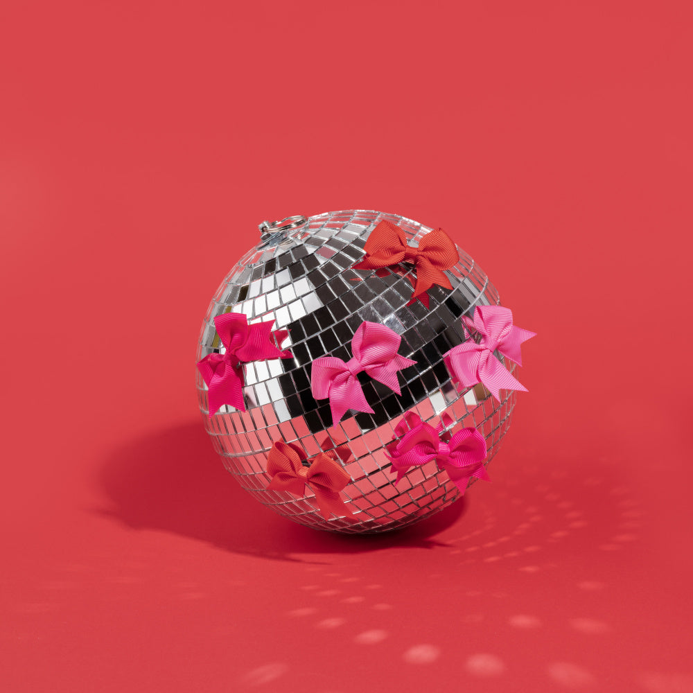 Pink Bow Disco Ball | Poster