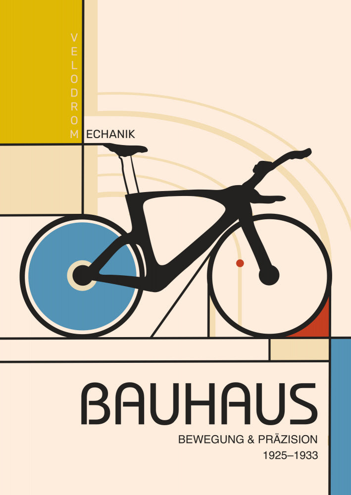 Bauhaus Geometric Cycling | Poster