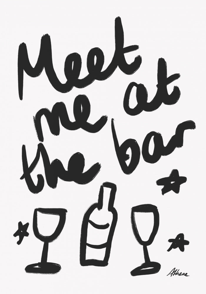 Meet me at the bar! | Canvas