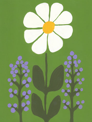 Cheerful Daisy Garden | Canvas