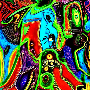 Vibrant Abstract Forms | Poster