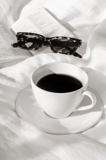Morning Coffee and Reading | Poster