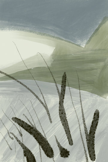 Abstract Reeds Landscape | Poster