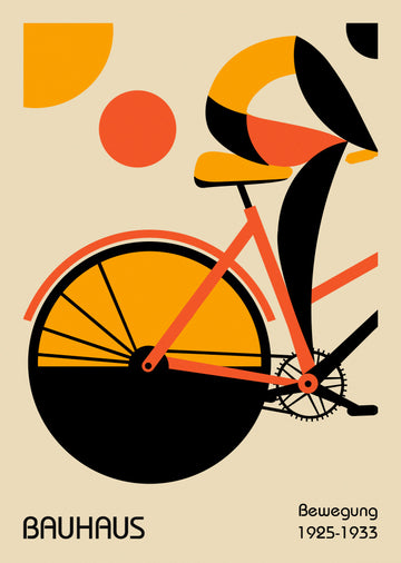 Abstract Bike Rider | Canvas