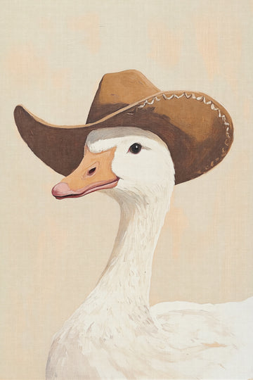 Cowboy Goose | Canvas