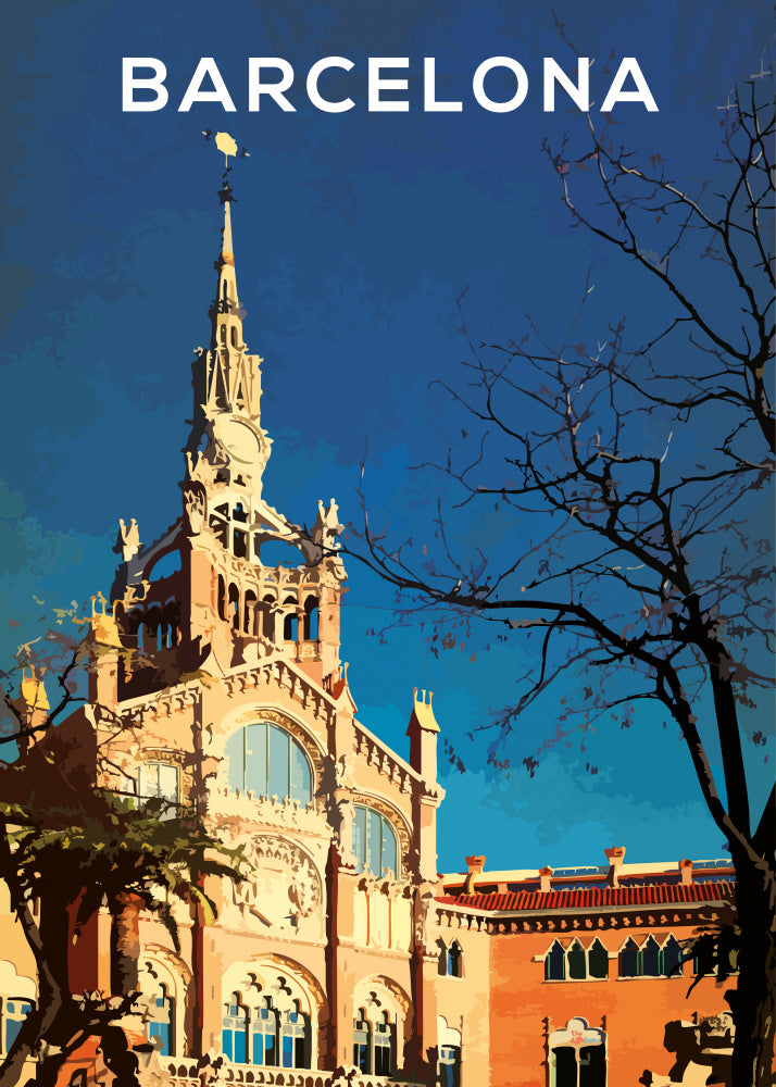 Barcelona Sant Pau Landmark | Canvas