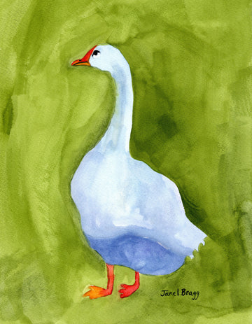 Elegant White Goose | Canvas