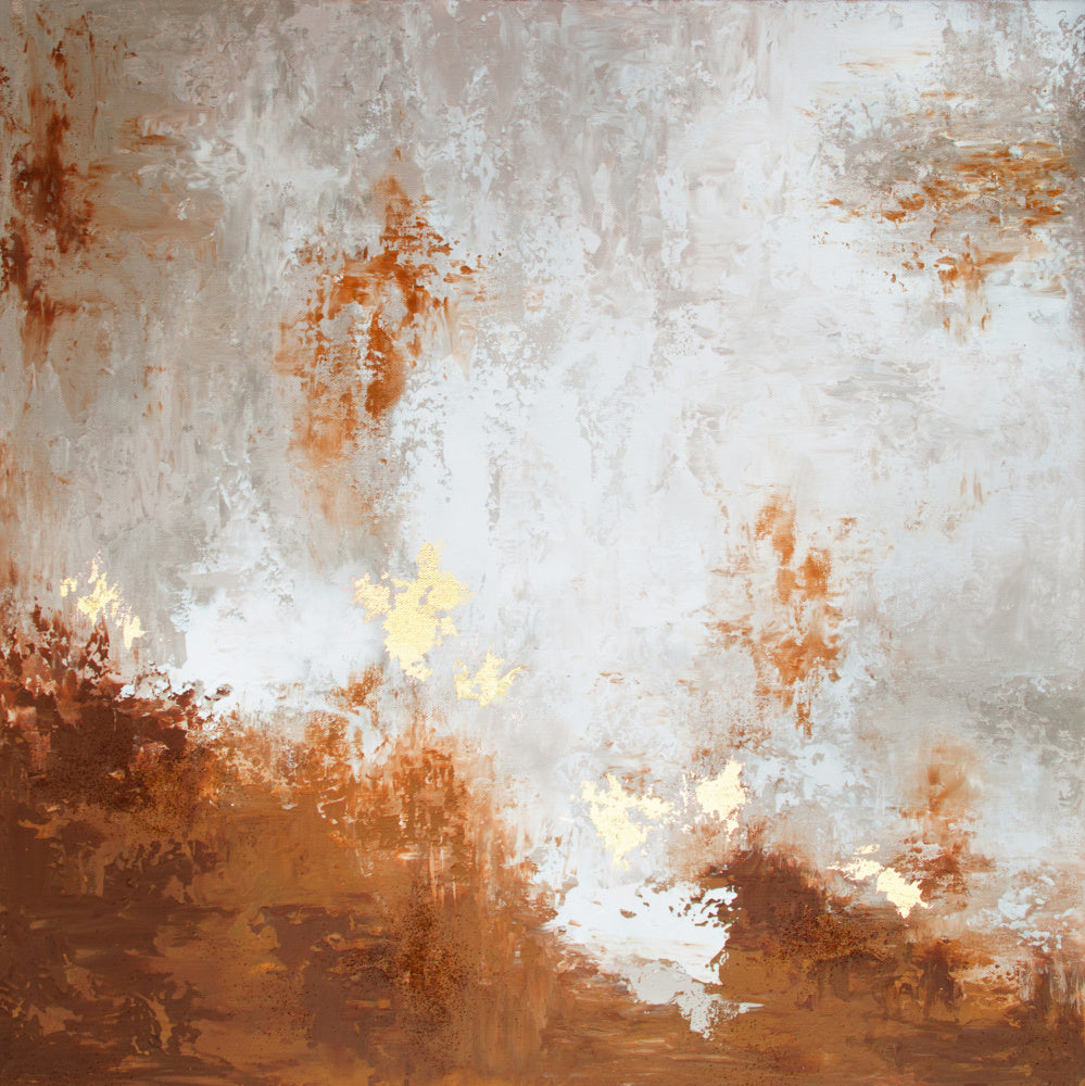 Golden Earth Abstract | Poster