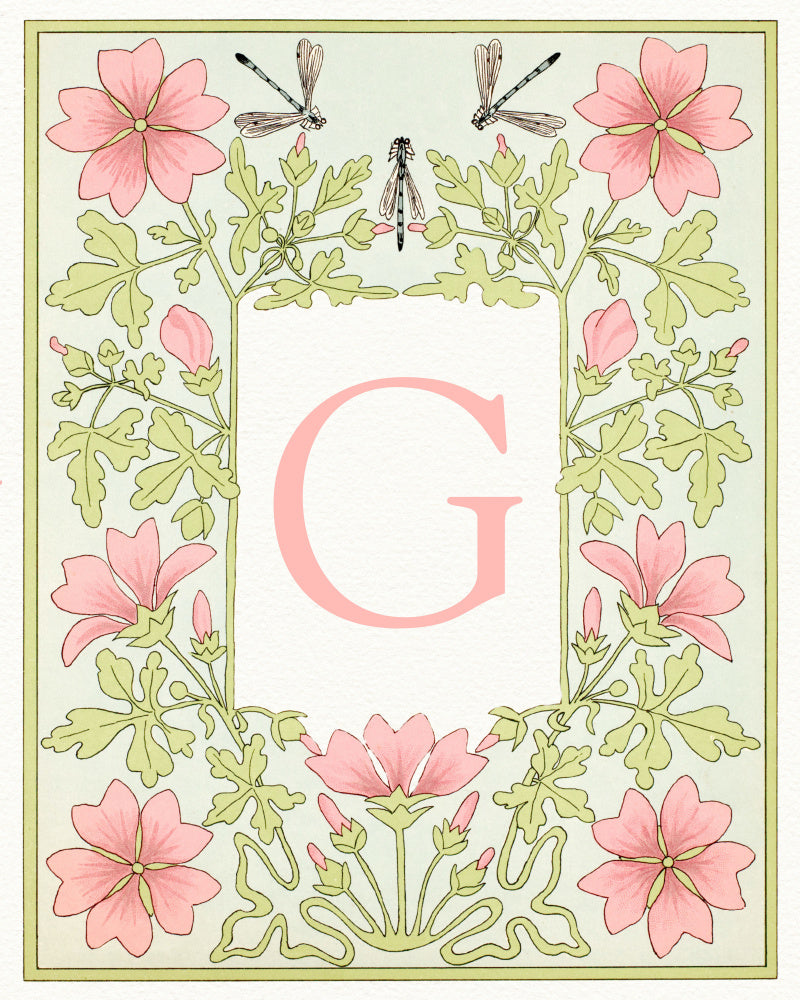 Elegant Pink Floral G | Canvas