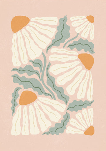 Bohemian Daisy Pattern | Canvas