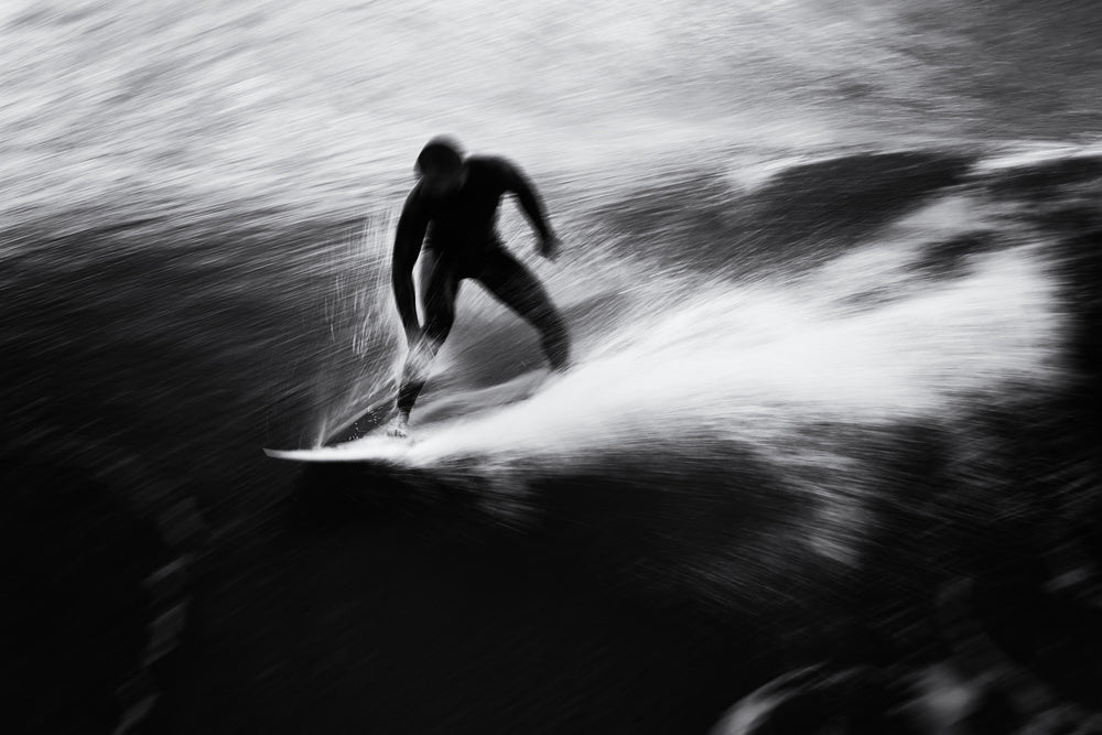 Surfer's Dynamic Ride | Canvas
