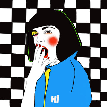 Yawning Pop Girl | Poster