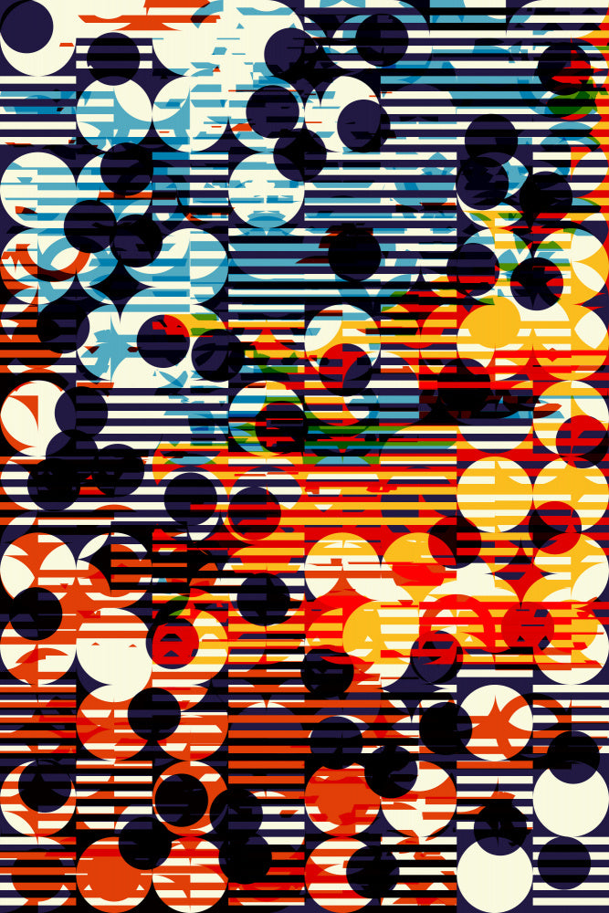 Vibrant Geometric Circles | Canvas