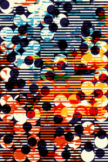 Vibrant Geometric Circles | Canvas