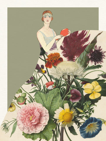 Flapper Floral Fashion | Poster