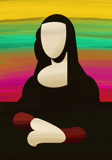 Vibrant Abstract Portrait | Canvas